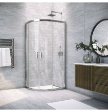 Душевой уголок Vegas Glass ZS-F Tur Novo h1900 90*80 08 01 профиль глянцевый хром, стекло прозрачное