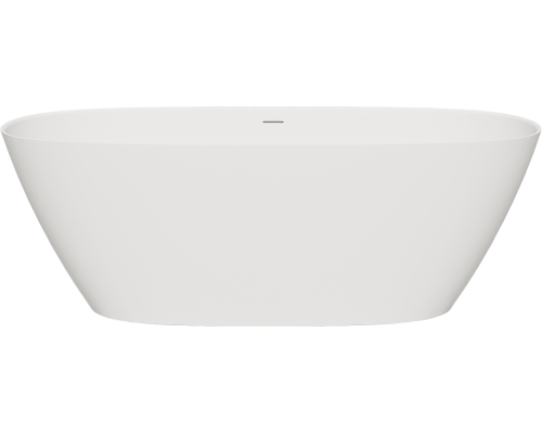Ванна из искусственного камня Salini Sofia S-Sense 185x90 см, отдельностоящая, овальная, со сливом-переливом, с донным клапаном