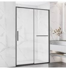 Душевая дверь в нишу Vincea Slim Soft VDS-1SS120CLGM 120 см профиль вороненая сталь, стекло прозрачное