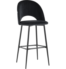 Барный стул Stool Group Меган велюр черный