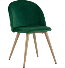 Стул Stool Group Лион велюр с ромбами, зеленый