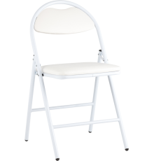Стул Stool Group Hagen экокожа белая, каркас белый