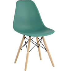 Комплект стульев Stool Group Eames DSW разборный каркас, серо-зеленый 4 шт