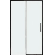 Дверь для душевого уголка Veconi Premium Trento PTD-40B 150 см, профиль черный матовый, стекло прозрачное