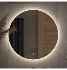 Зеркало круглое Defesto Opti DF 2843S 60 с LED-подсветкой, 4500К, сенсорный выключатель