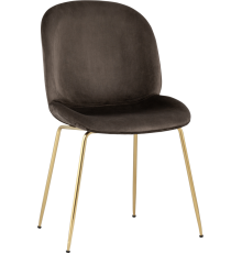 Стул Stool Group Beetle велюр коричневый