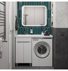 Мебель для ванной комнаты SanStar Эллада 50 белая, раковина Эстет Даллас 1100 L