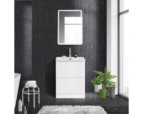 Мебель для ванной комнаты BelBagno Albano 60 напольная, bianco lucido