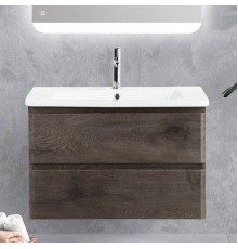 Тумба под раковину BelBagno Albano-Cer 80 подвесная, robere nature grigio