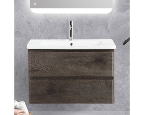 Тумба под раковину BelBagno Albano-Cer 80 подвесная, robere nature grigio