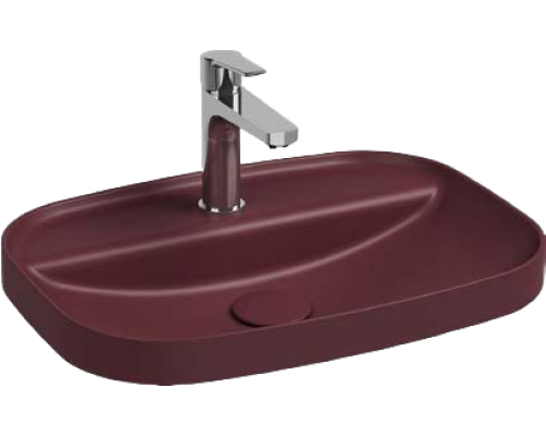 Раковина Allen Brau Fantasy Sphere 55x40, бордо