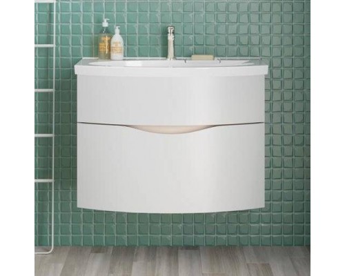 Тумба под раковину Kerama Marazzi Riva 80 подвесная, белая матовая