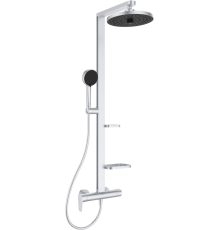 Душевая стойка Ideal Standard Alu+ BD584SI, silver