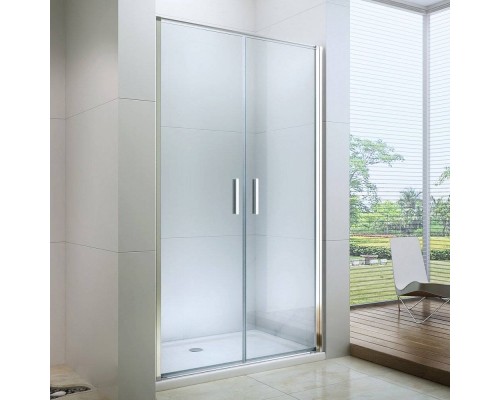 Душевая дверь в нишу Berges Legos LS-3 120 см, профиль хром, стекло прозрачное