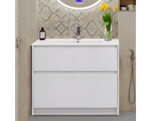 Тумба под раковину BelBagno Kraft 100 напольная, bianco opaco