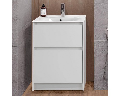 Тумба под раковину BelBagno Kraft 60 напольная, bianco opaco