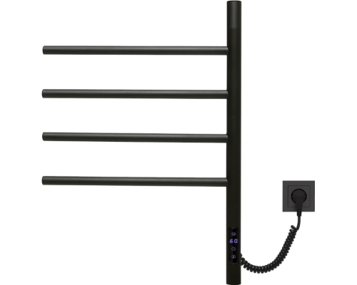 Полотенцесушитель электрический Vincea VTD-1S1CBE черный
