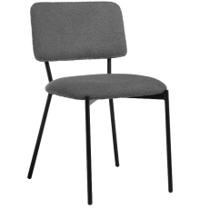 Стул Woodville Reparo dark gray, ножки black