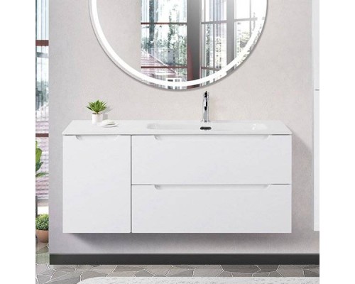 Тумба под раковину BelBagno Etna 120 R 2 ящика, дверца, bianco lucido