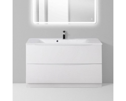 Тумба под раковину BelBagno Marino 100 bianco lucido, напольная (Ненадлежащее качество: выставочный образец, скол на планке) Тумба под раковину BelBagno Marino 100 bianco lucido, напольная (Ненадлежащее качество: выставочный образец, скол на планке)