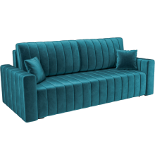 Диван Mebel-Ars Лондон бархат сине-зеленый star velvet 43 black green
