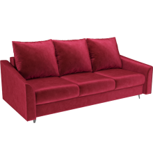 Диван Mebel-Ars Уэльс бархат красный star velvet 3 dark red
