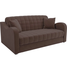 Диван Mebel-Ars Барон №4 велюр молочный шоколад hb-178 13