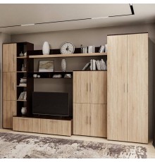 Стенка для гостиной Mebel-Ars Мальта венге цаво, дуб сонома