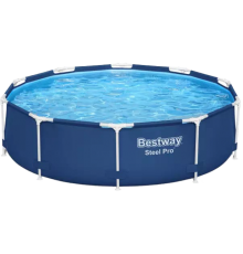 Каркасный бассейн Bestway Steel Pro 56679 BW 305х305х76 см