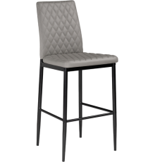 Барный стул Woodville Teon gray, ножки black