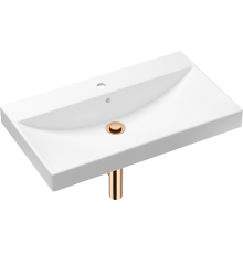 Раковина Lavinia Boho Bathroom Sink 21520626 с сифоном и донным клапаном, розовое золото
