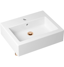 Раковина Lavinia Boho Bathroom Sink 21520700 с сифоном и донным клапаном, розовое золото