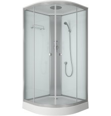 Душевая кабина Bauedge Bau Dream TY0024 профиль матовый хром, стекло прозрачное