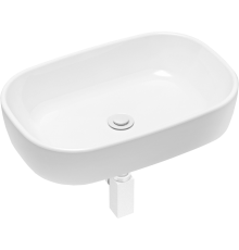 Раковина Lavinia Boho Bathroom Sink 21520023 с сифоном и донным клапаном, белый матовый