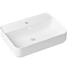 Раковина Lavinia Boho Bathroom Sink Slim 21520856 с донным клапаном, белый матовый