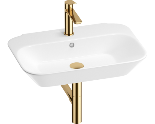 Комплект Wellsee Éclatant 201003723 глянцевый белый, золото, 4 в 1