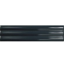 Плитка настенная DNA Match Curved Midnight Blue Gloss глянцевая, ректифицированная 6,25х25