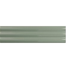 Плитка настенная DNA Match Curved Sage Gloss глянцевая, ректифицированная 6,25х25