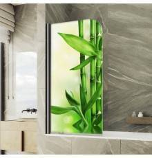 Шторка на ванну Maybahglass MGV-928-ФП018-6 60 см, профиль черный