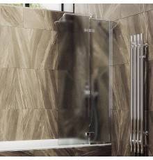 Шторка на ванну Maybahglass MGV-661-4 69 см, профиль хром, стекло сатин