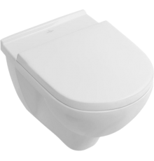 Унитаз подвесной Villeroy   Boch O.Novo 5660HR01 alpin, безободковый (Ненадлежащее качество: нет крышки сидения)