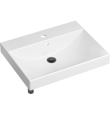 Раковина Lavinia Boho Bathroom Sink 21520588 с сифоном и донным клапаном, черный матовый