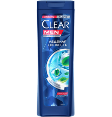 Шампунь Clear Men Ледяная свежесть для всех типов волос, для ежедневного применения, 400 мл