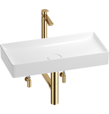 Комплект Wellsee Pure BY Wellsee 201004448 глянцевый белый, золото, 5 в 1