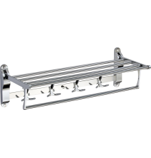 Полка Savol S-006099 60 см, для полотенец, откидная, хром