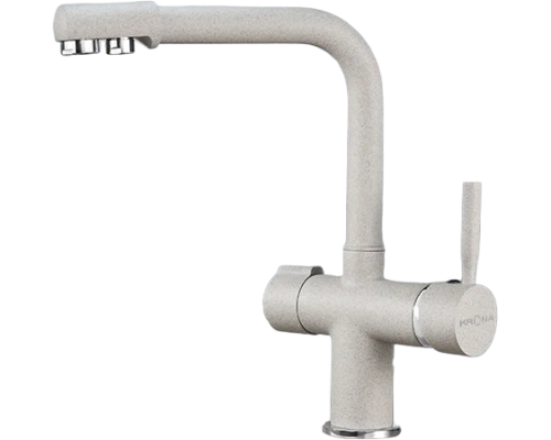 Смеситель для кухни KRONA Brunnen H290 1 gray