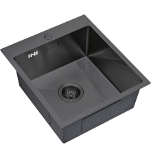 Мойка кухонная S.K.Sanitary SKS 4551 GRAFIT с сифоном