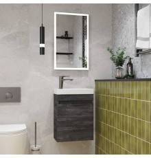 Мебель для ванной комнаты Art Max Family-M 40 подвесная, iron stone, с дверцей