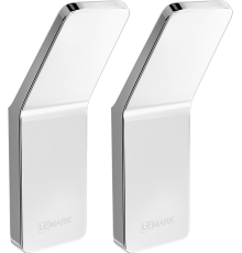 Крючок Lemark Smooth line 9711001 хром, 2 шт