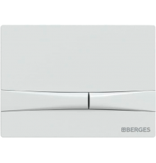 Кнопка смыва Berges Novum F4 soft touch белая